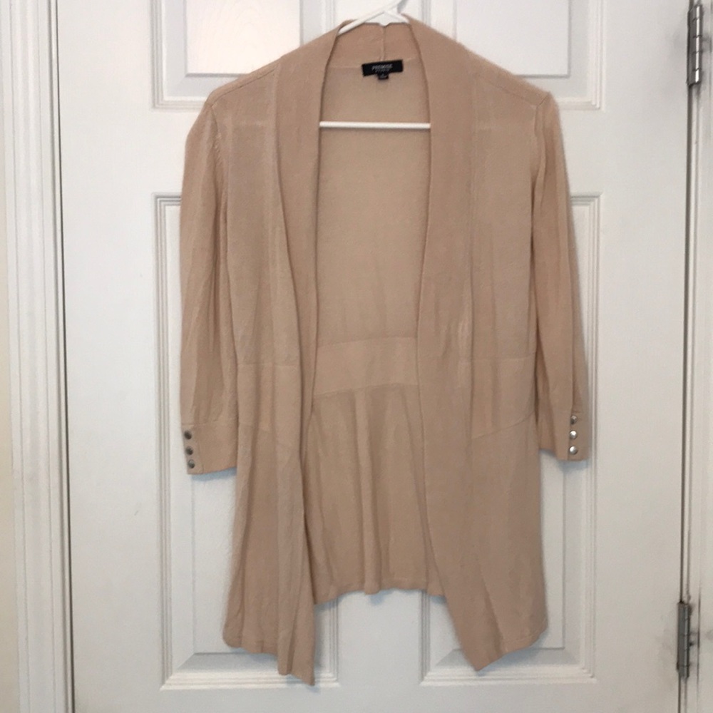 Cream cardigan sweater
